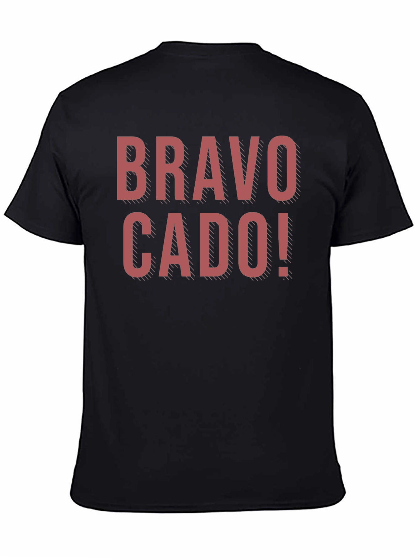 Bravo Cado! Graphic Tee - Soft Black T-Shirt