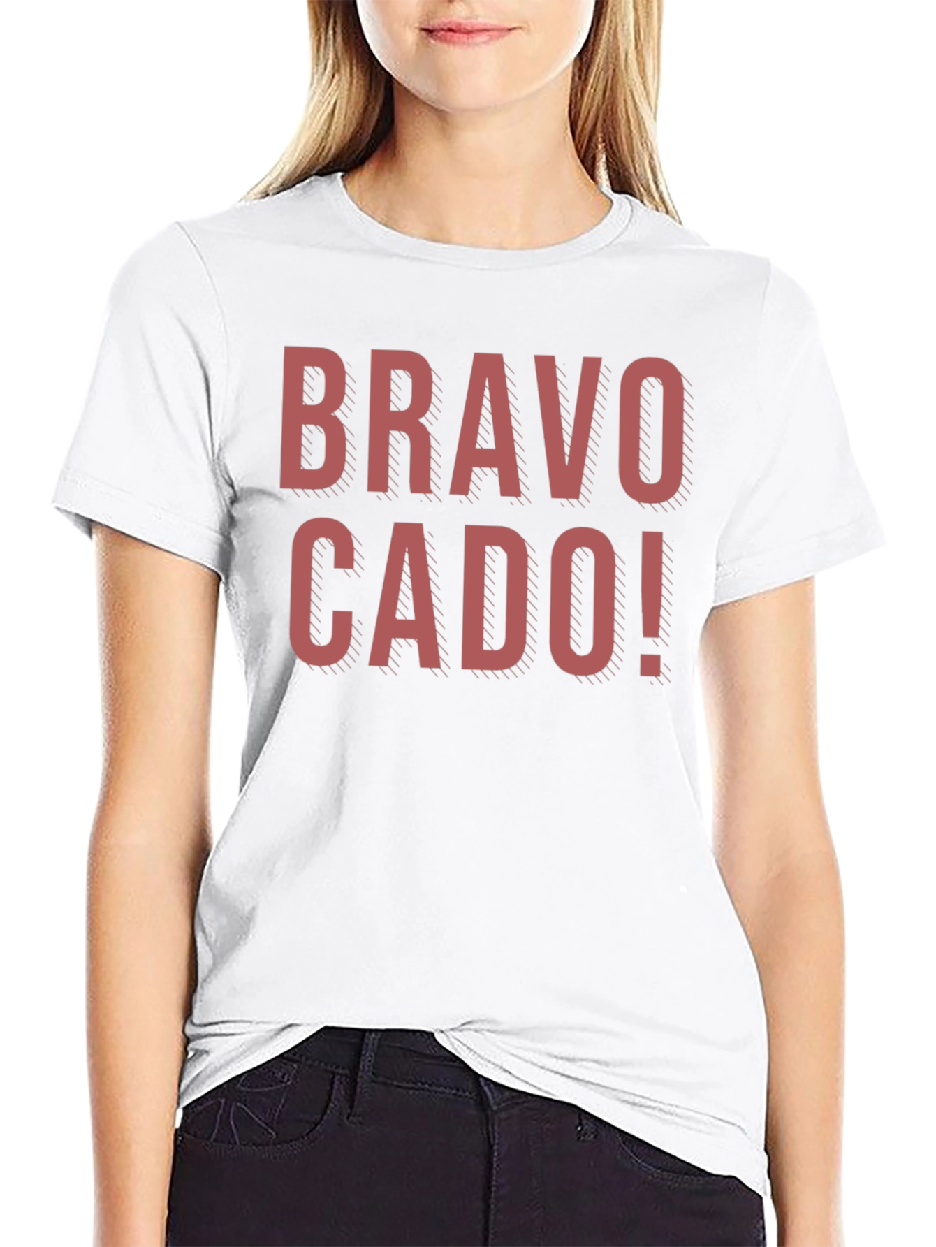 Bravo Cado! Graphic Tee - Soft Black T-Shirt
