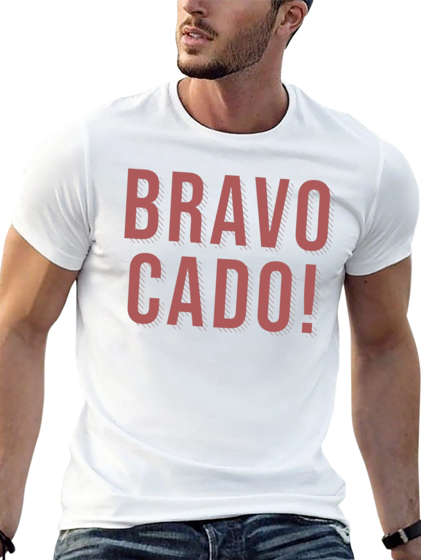 Bravo Cado! Graphic Tee - Soft Black T-Shirt