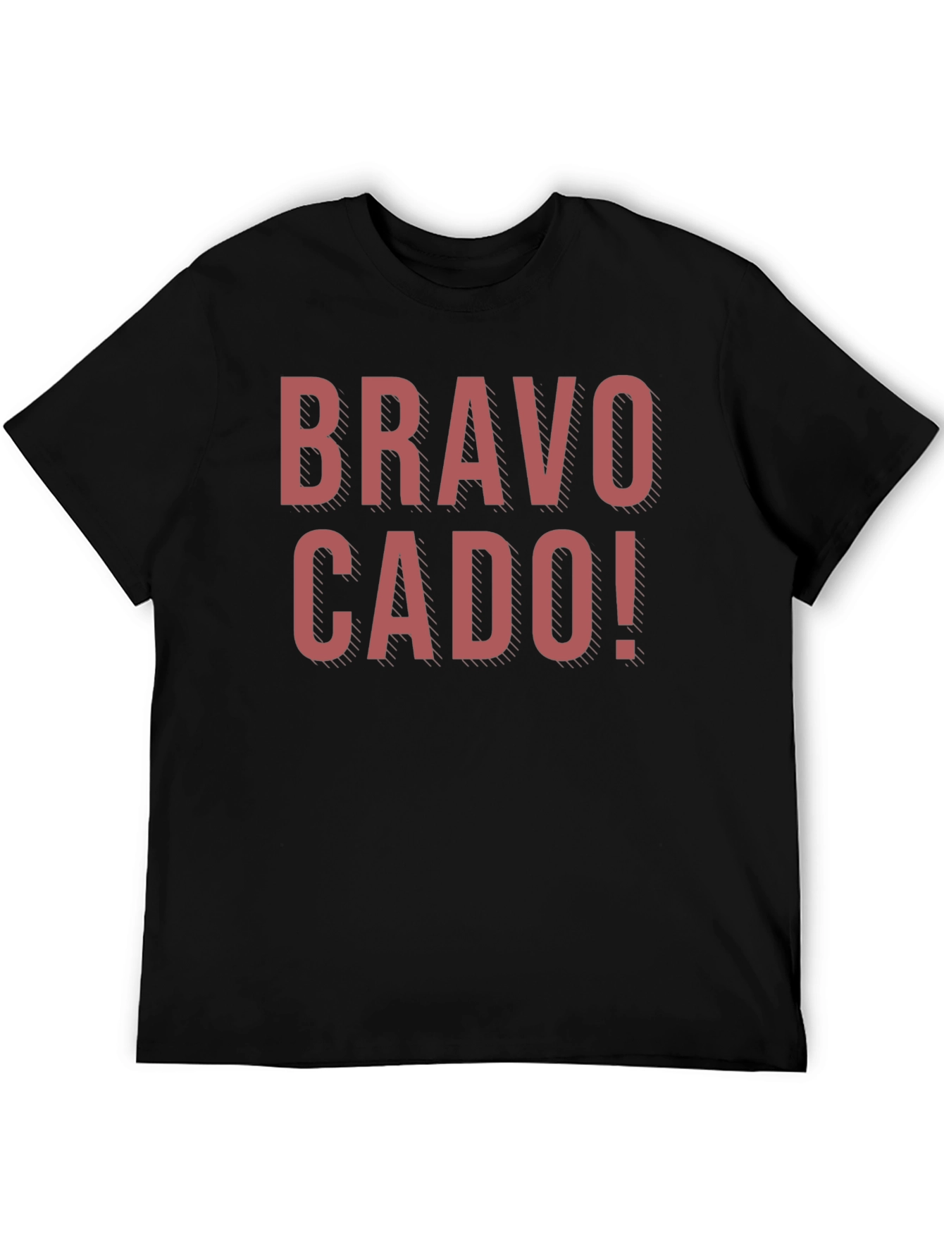 Bravo Cado! Graphic Tee - Soft Black T-Shirt