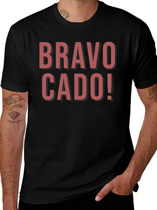 Bravo Cado! Graphic Tee - Soft Black T-Shirt
