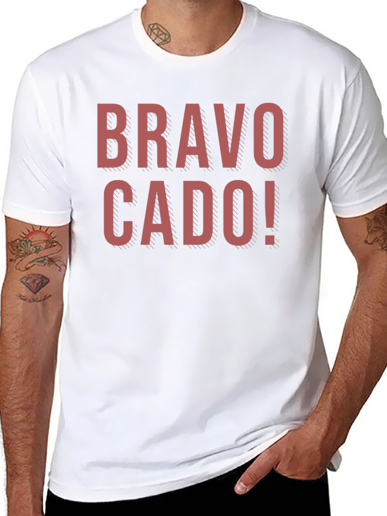 Bravo Cado! Graphic Tee - Soft Black T-Shirt