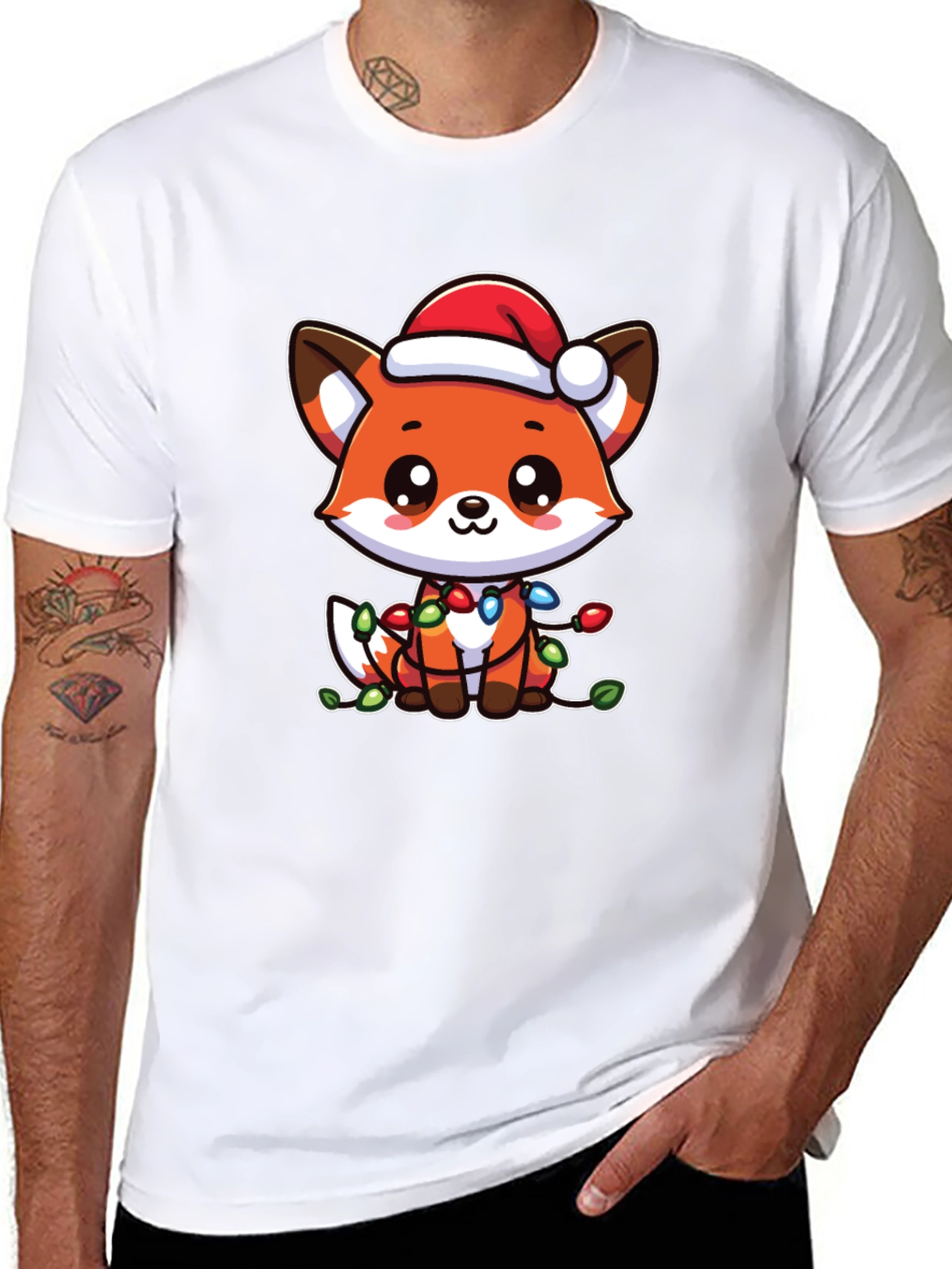 Cute Christmas Fox T-Shirt