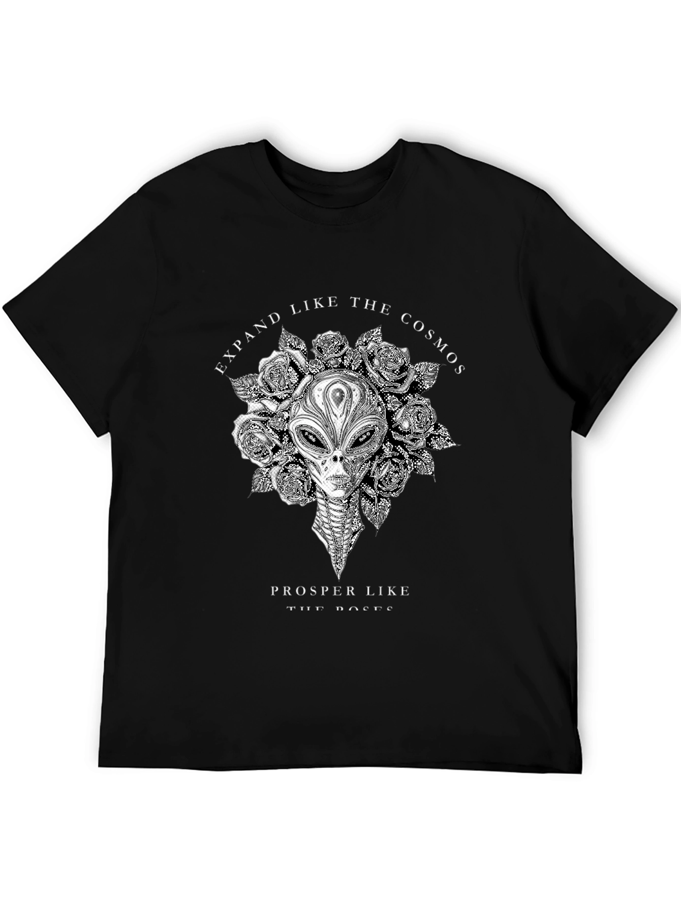 Cosmic Alien Graphic T-Shirt - Expand & Prosper