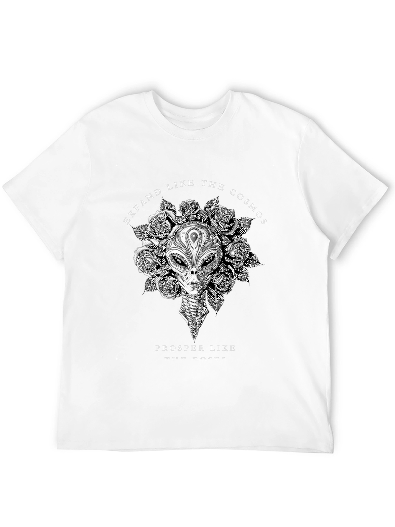 Cosmic Alien Graphic T-Shirt - Expand & Prosper