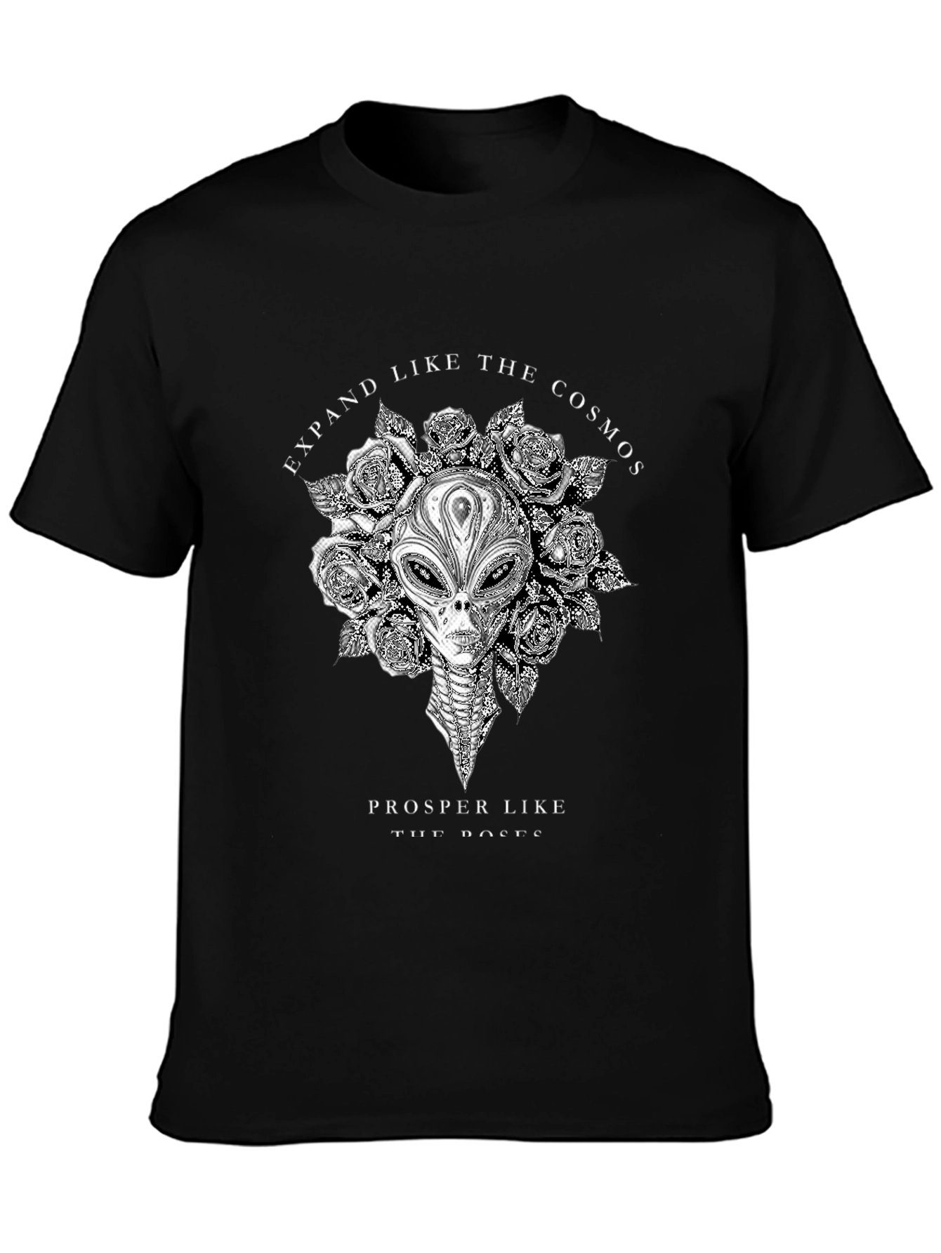 Cosmic Alien Graphic T-Shirt - Expand & Prosper