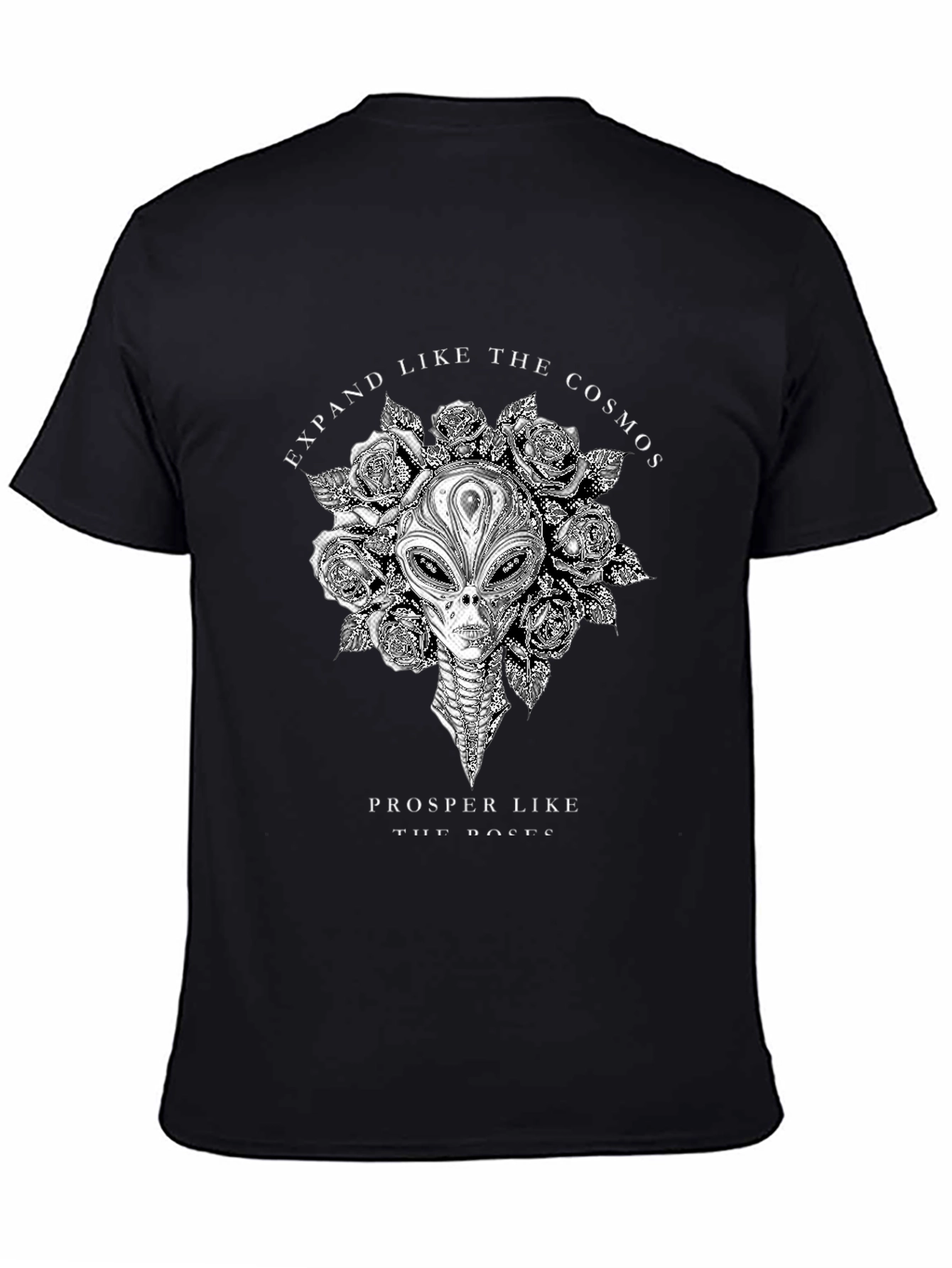 Cosmic Alien Graphic T-Shirt - Expand & Prosper
