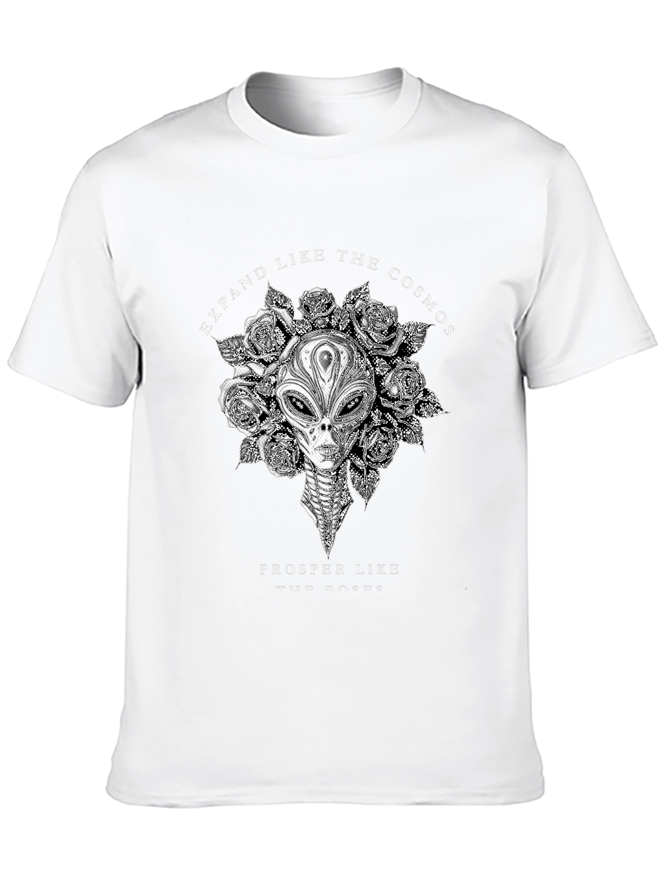 Cosmic Alien Graphic T-Shirt - Expand & Prosper