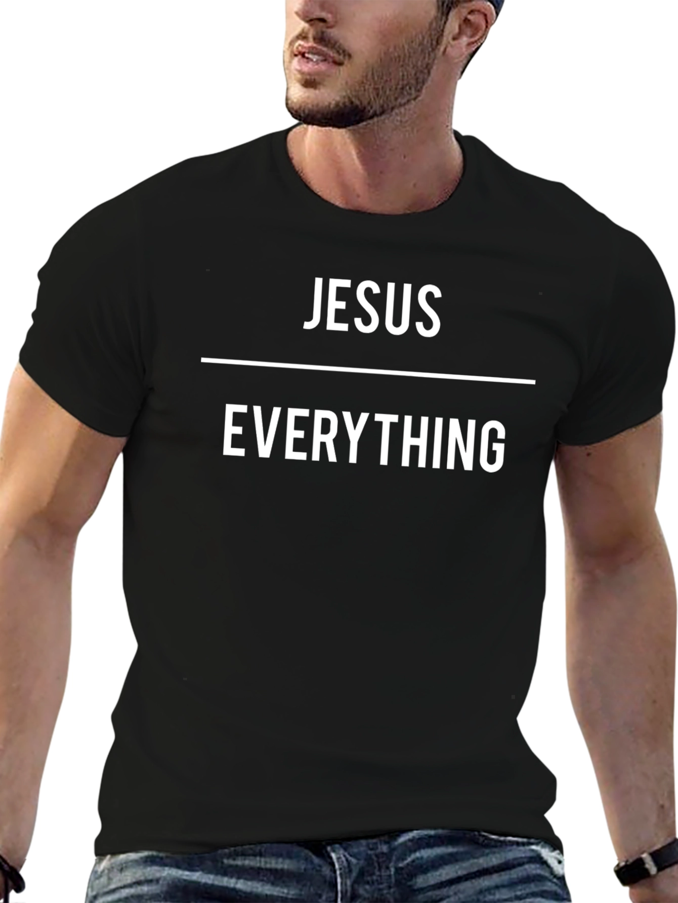 Jesus Everything Black T-Shirt