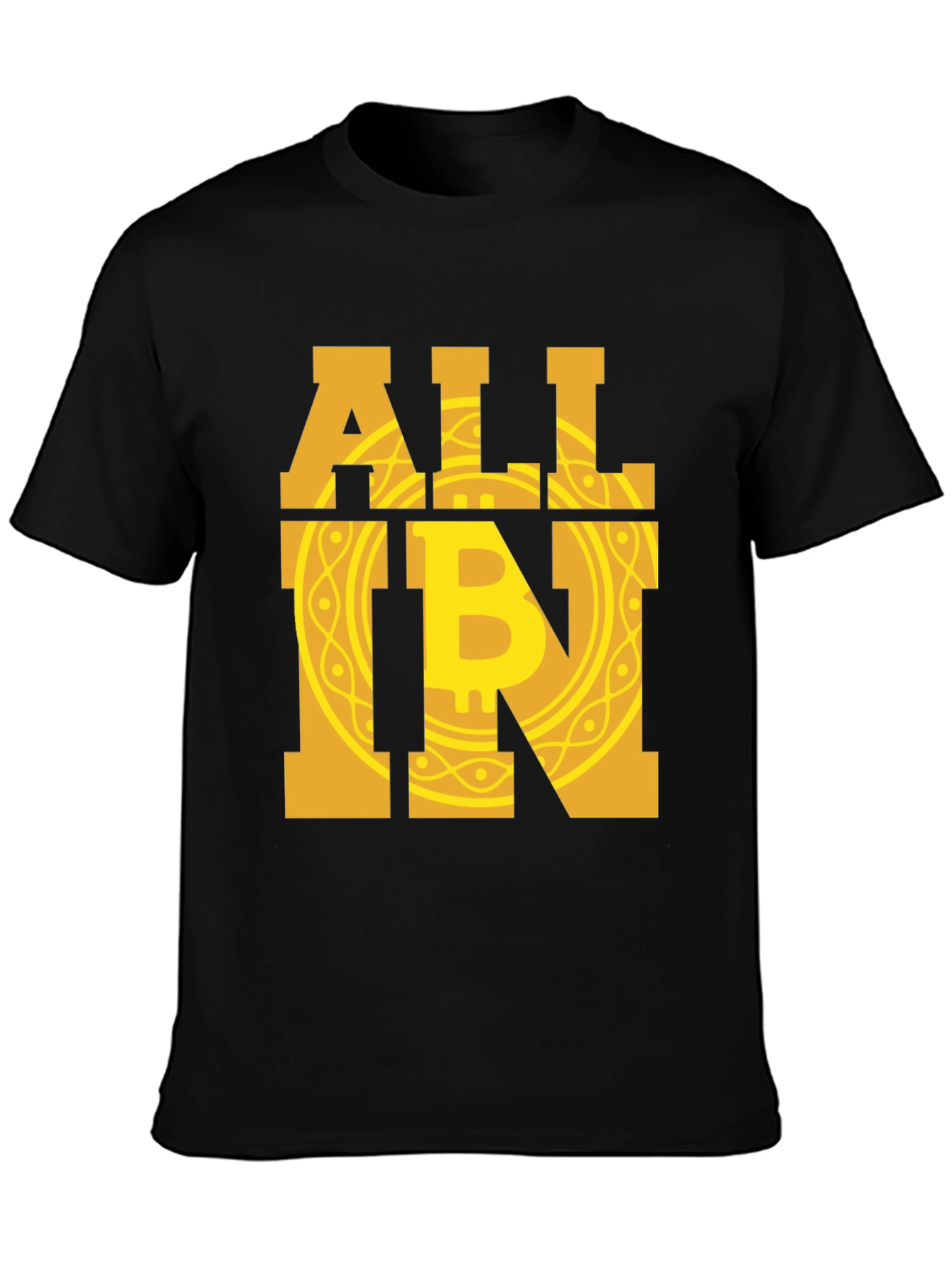 Bitcoin All In Graphic Tee - Crypto Enthusiast T-Shirt