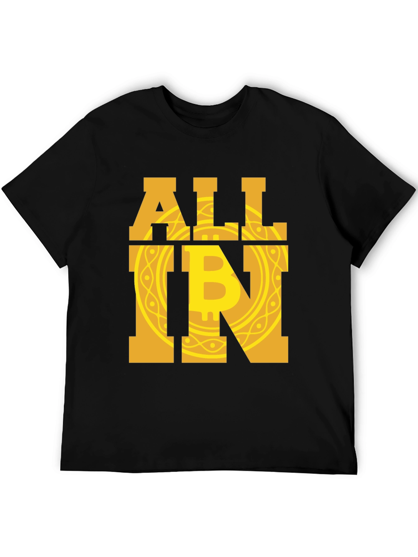 Bitcoin All In Graphic Tee - Crypto Enthusiast T-Shirt