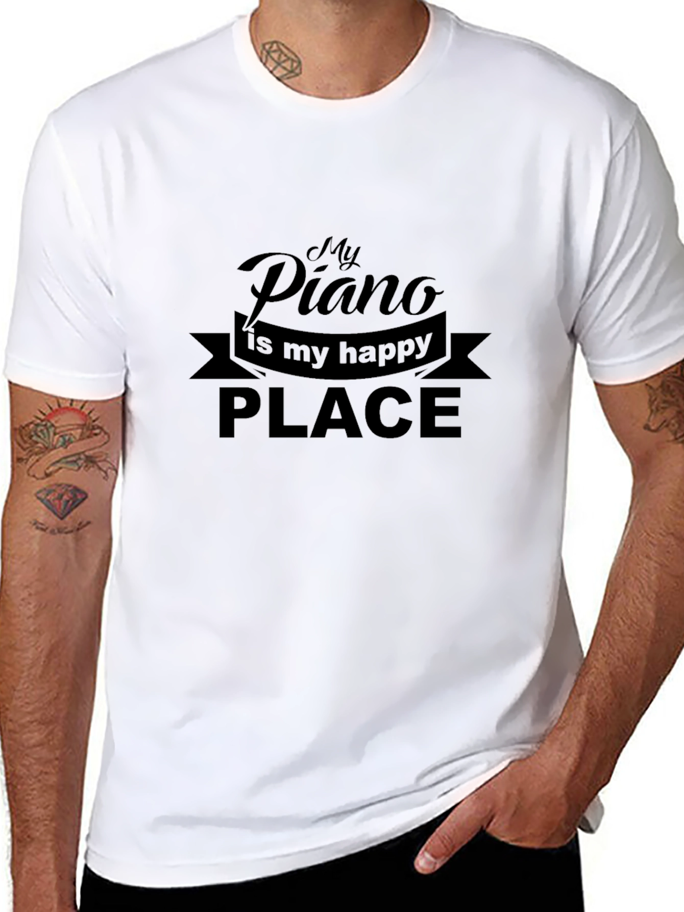 My Piano is My Happy Place T-Shirt