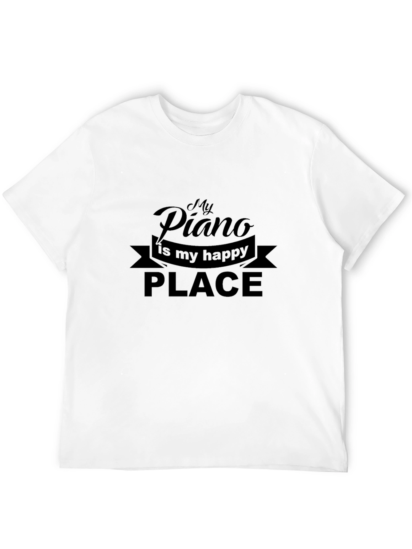 My Piano is My Happy Place T-Shirt