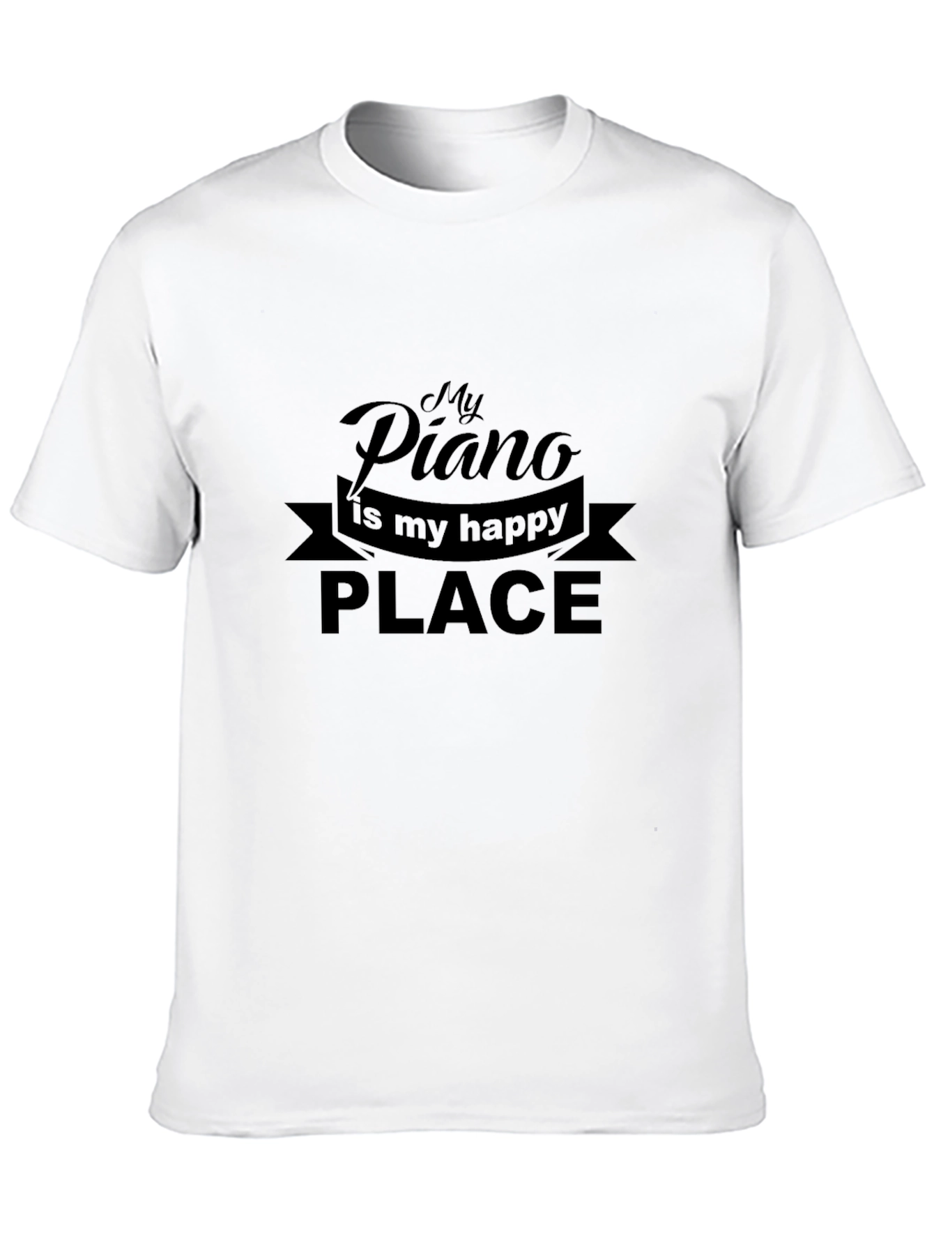 My Piano is My Happy Place T-Shirt