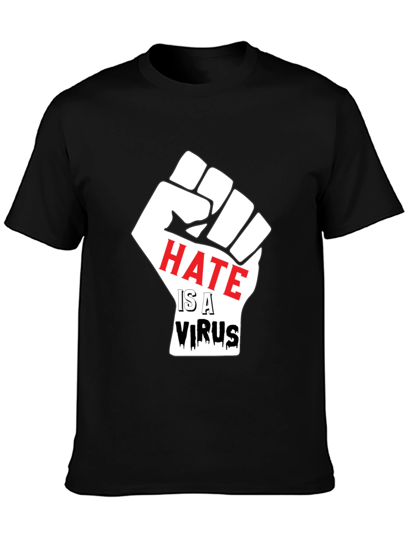 Hate is a Virus Graphic T-Shirt