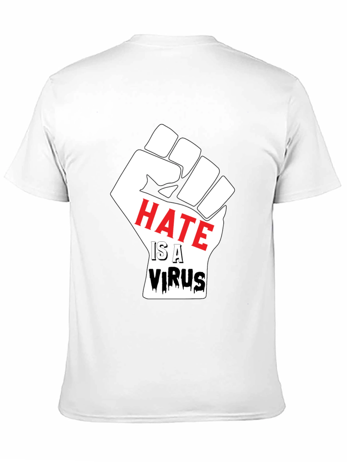 Hate is a Virus Graphic T-Shirt