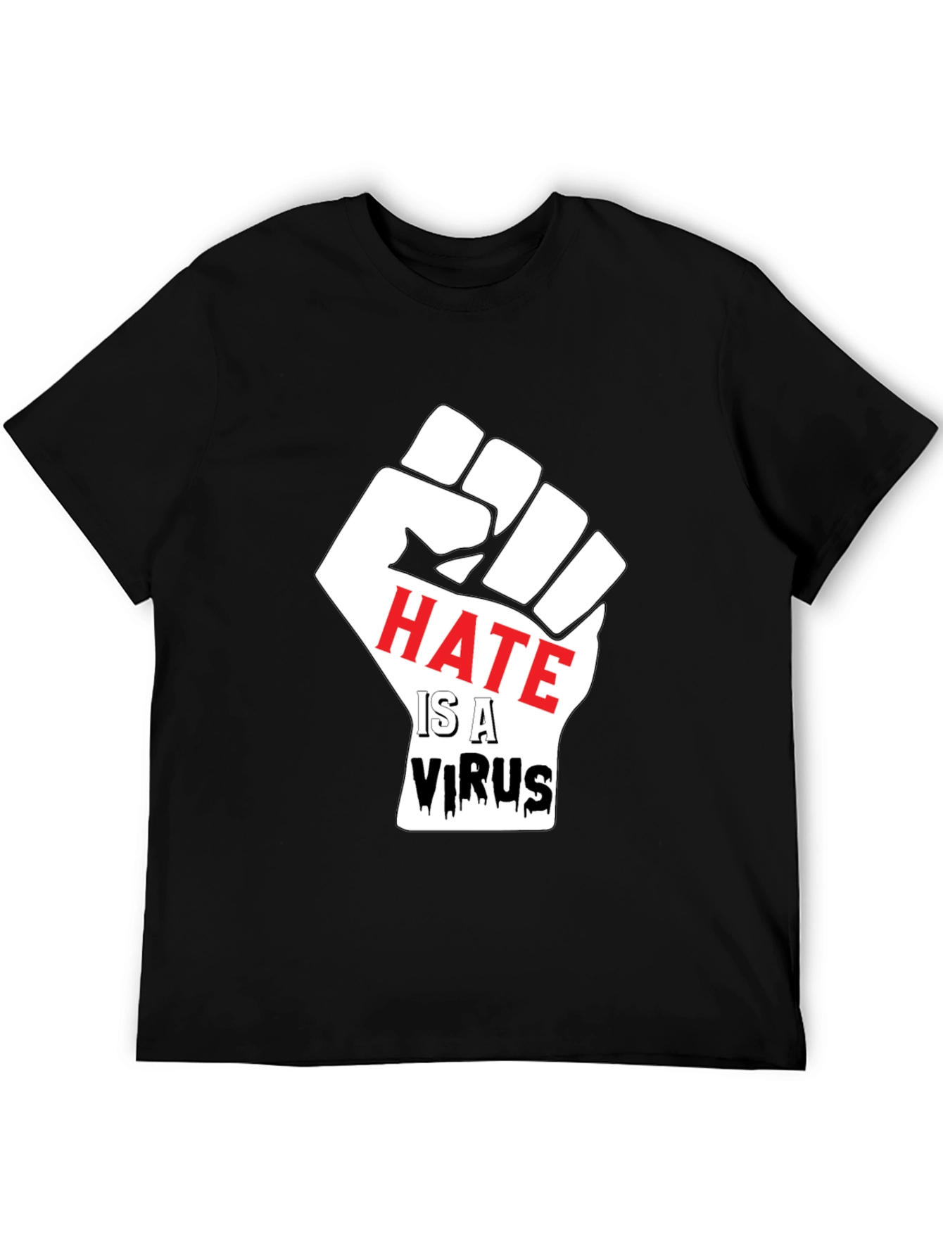 Hate is a Virus Graphic T-Shirt
