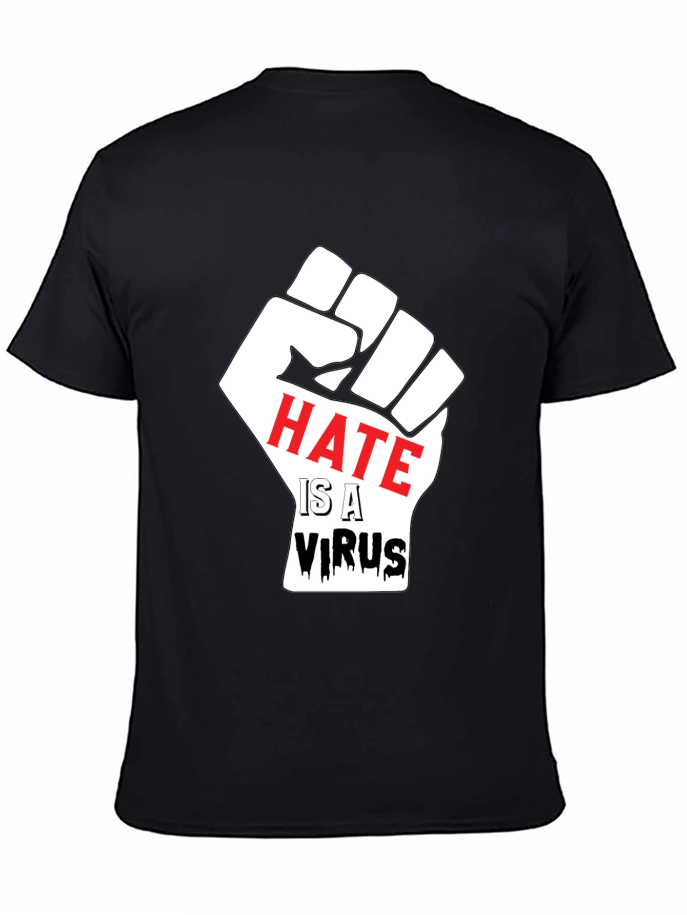 Hate is a Virus Graphic T-Shirt