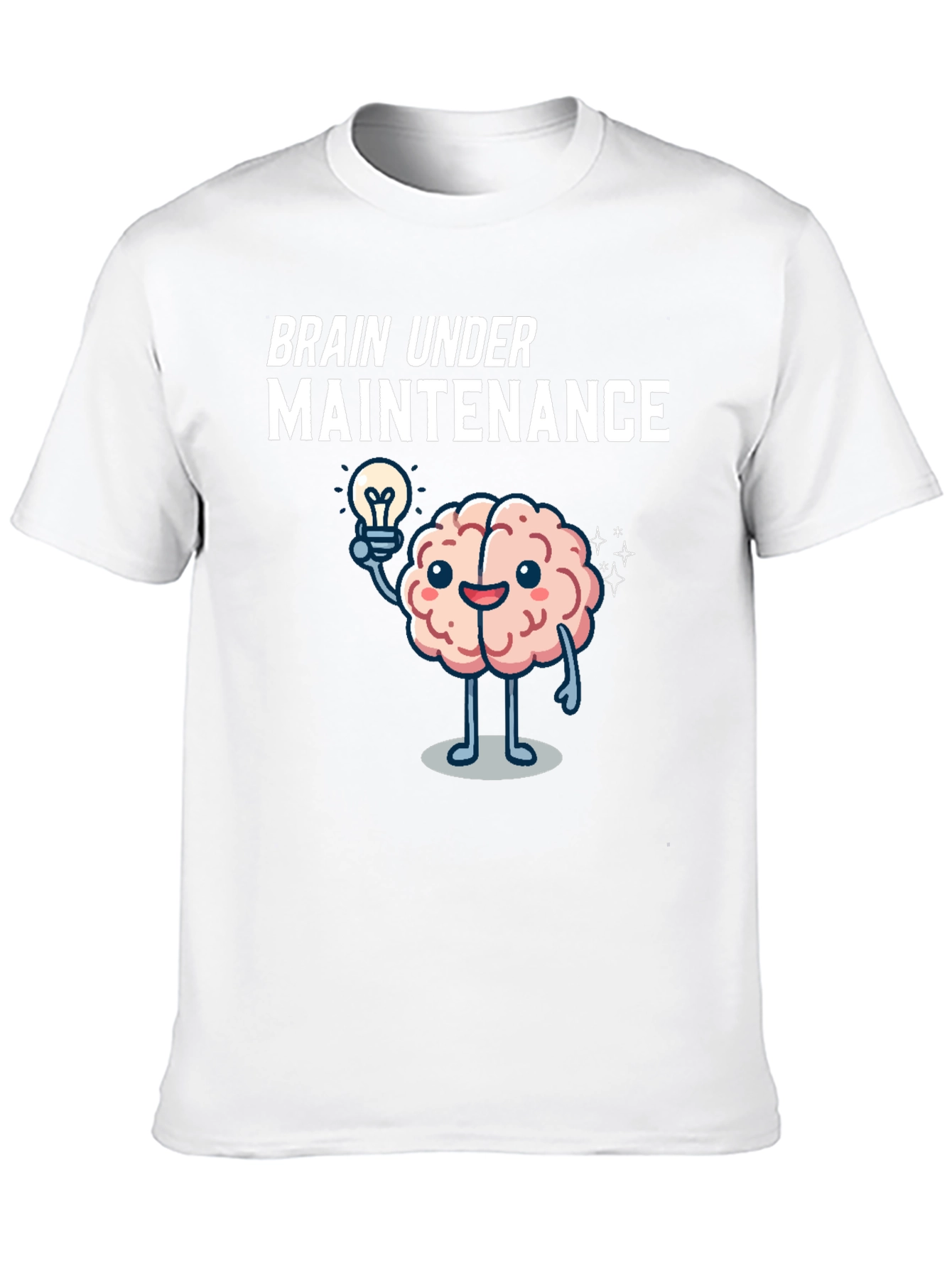 Brain Under Maintenance Graphic T-Shirt