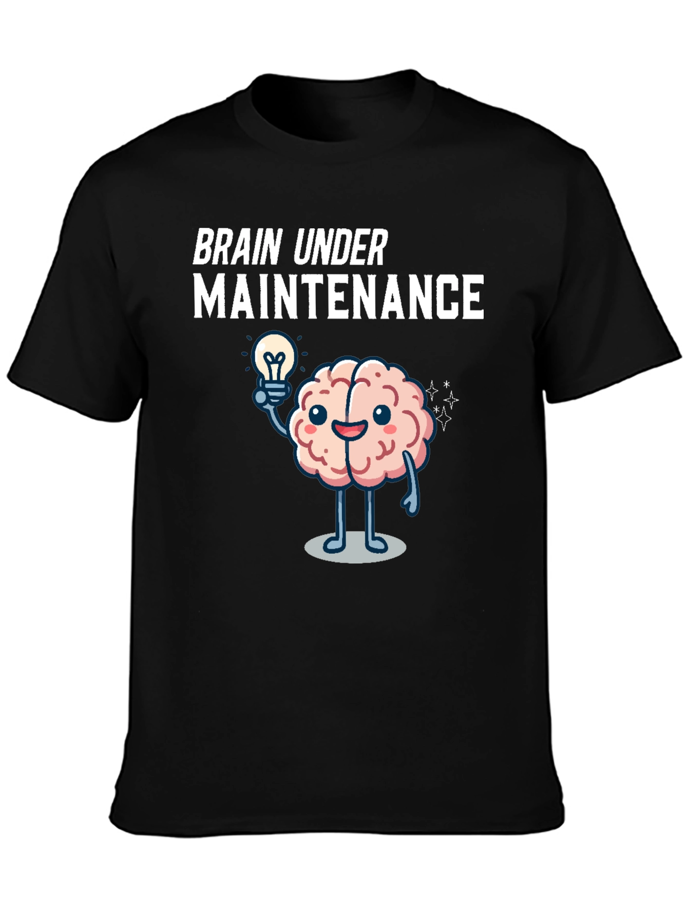 Brain Under Maintenance Graphic T-Shirt