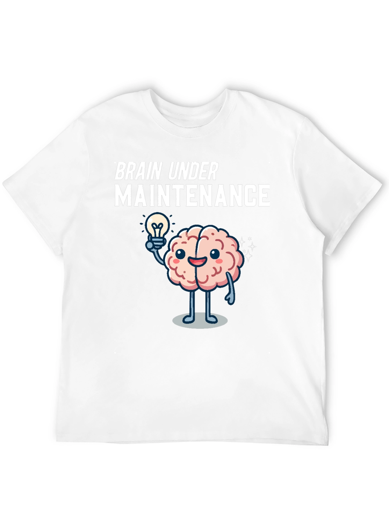 Brain Under Maintenance Graphic T-Shirt