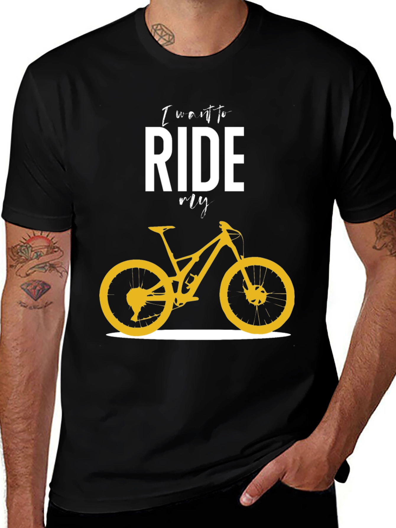 I Want to Ride My Bicycle Graphic T-Shirt