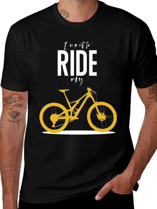 I Want to Ride My Bicycle Graphic T-Shirt