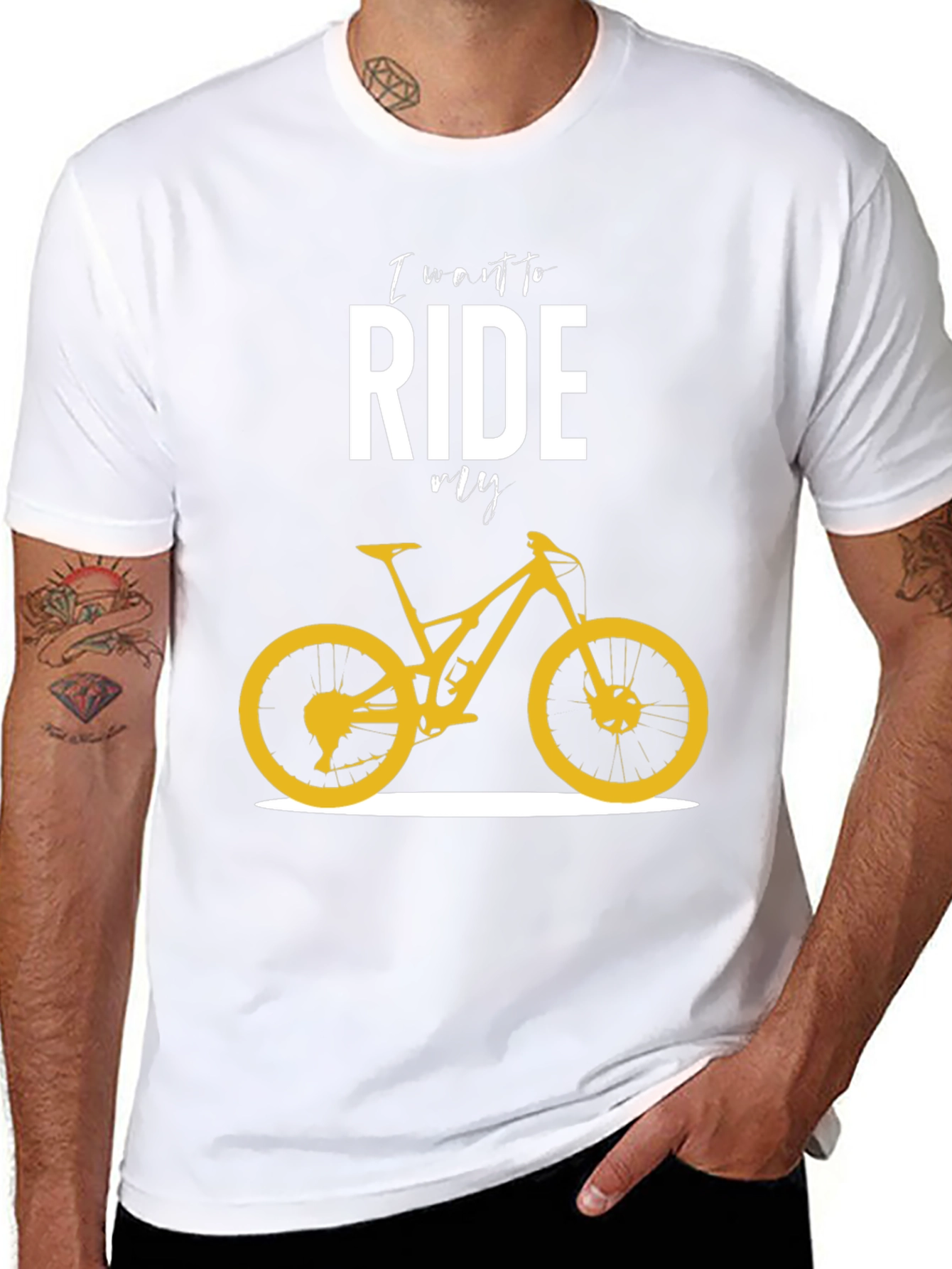 I Want to Ride My Bicycle Graphic T-Shirt
