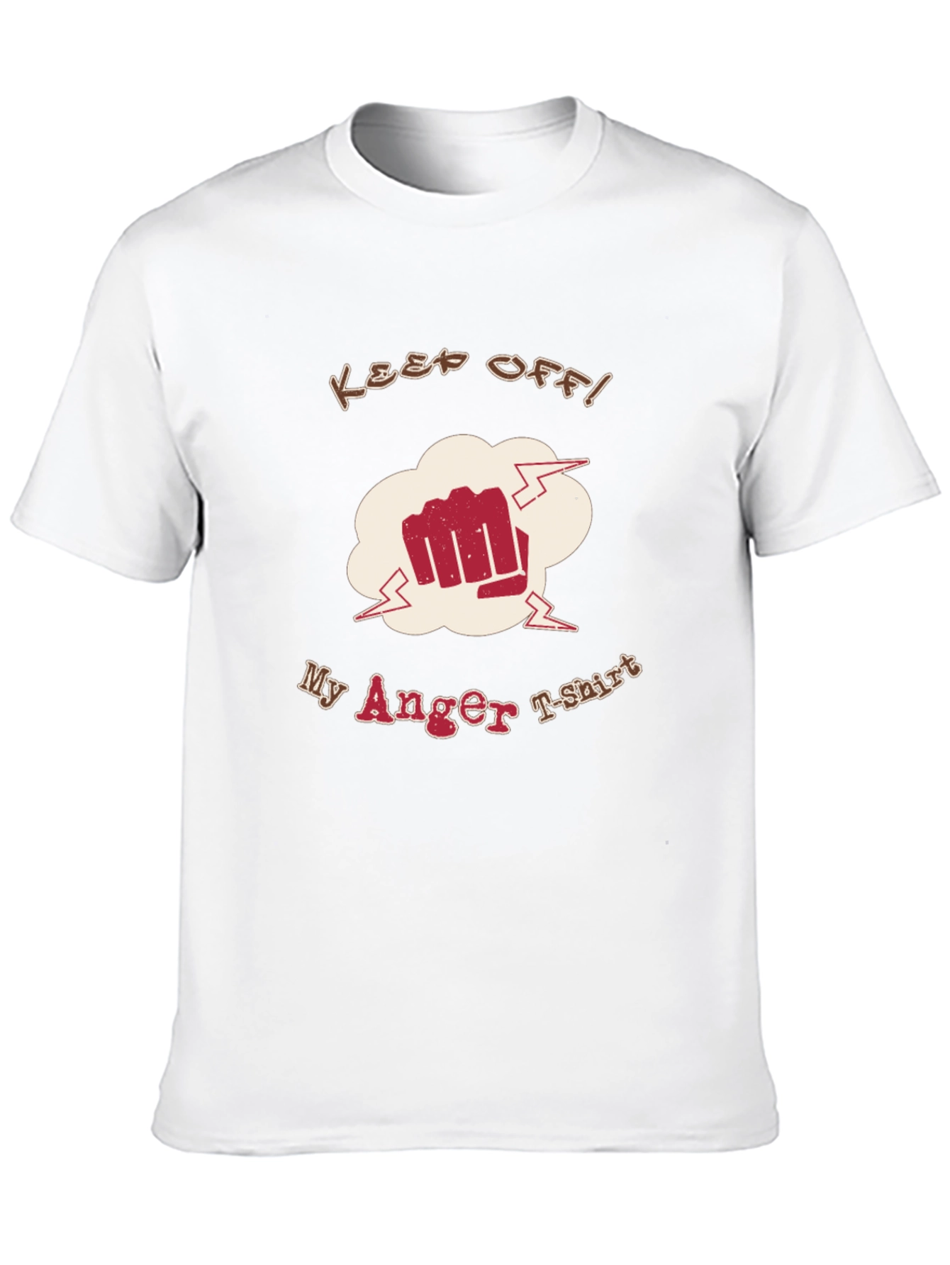Keep Off My Anger T-Shirt Funny Graphic Tee