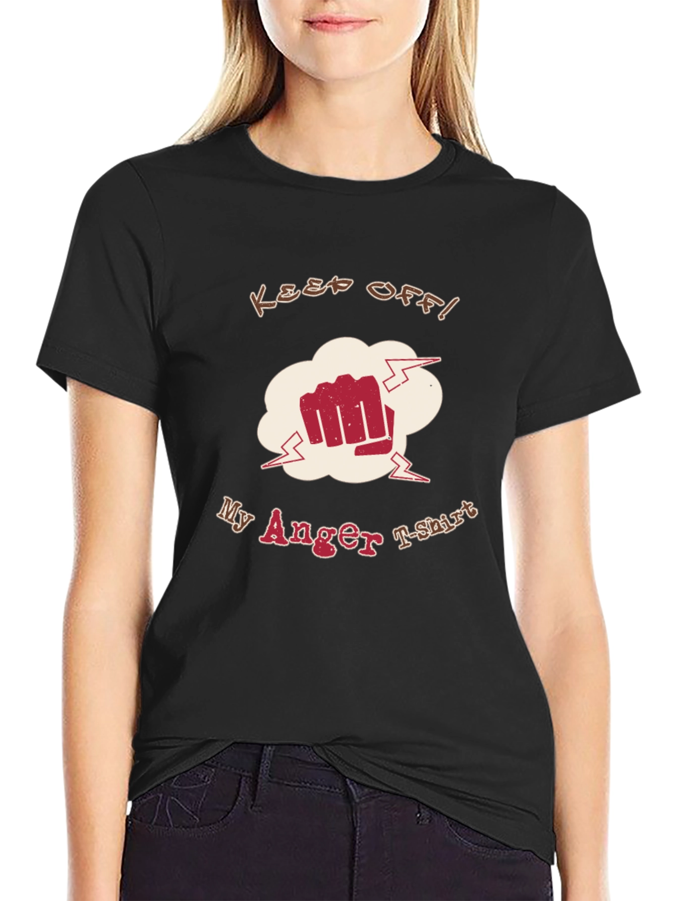 Keep Off My Anger T-Shirt Funny Graphic Tee