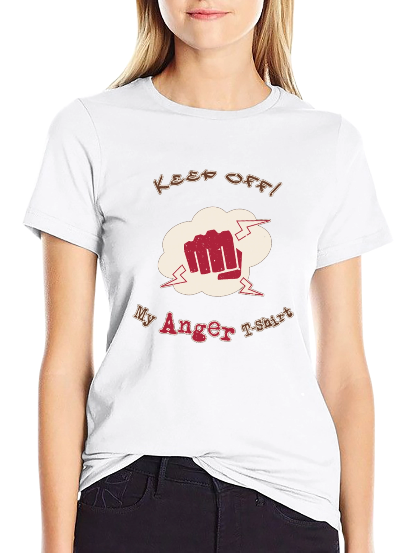 Keep Off My Anger T-Shirt Funny Graphic Tee