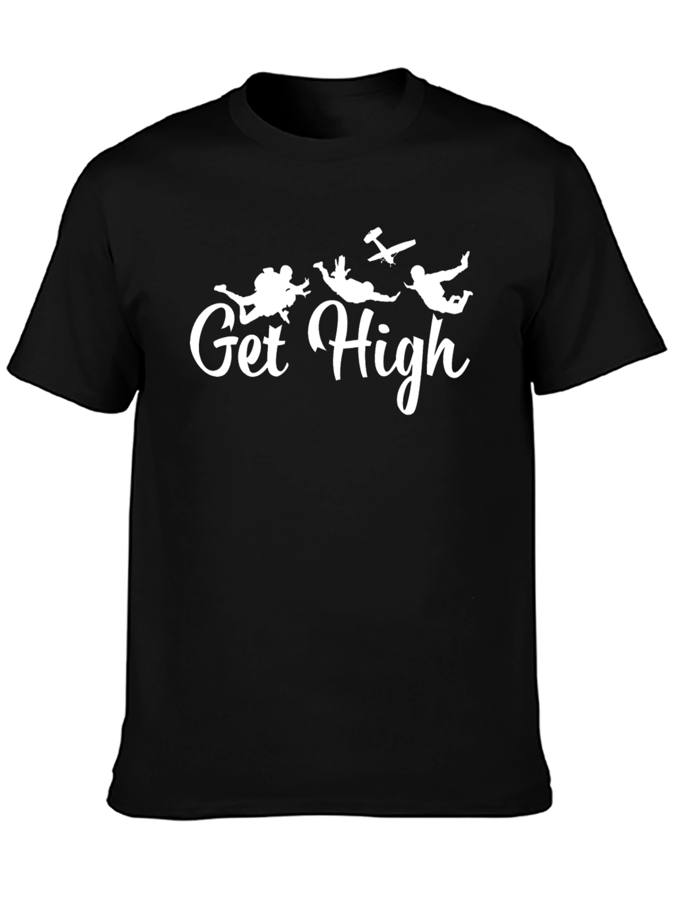 Get High Skydiving Graphic Tee
