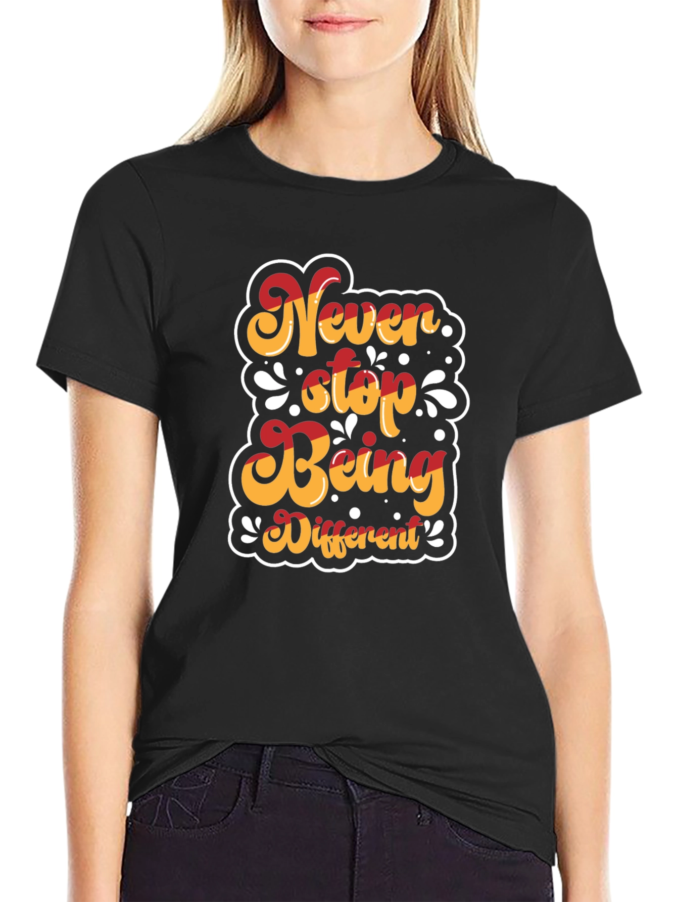 Never Stop Being Different Graphic T-Shirt