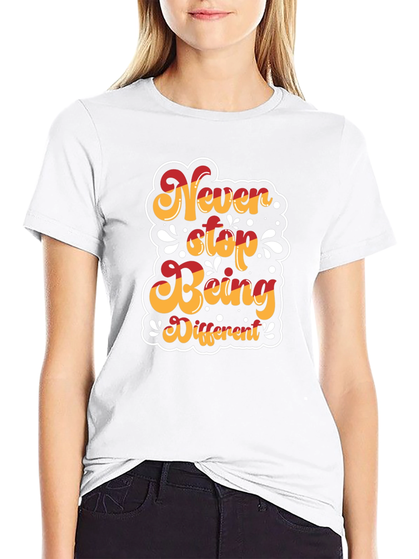 Never Stop Being Different Graphic T-Shirt