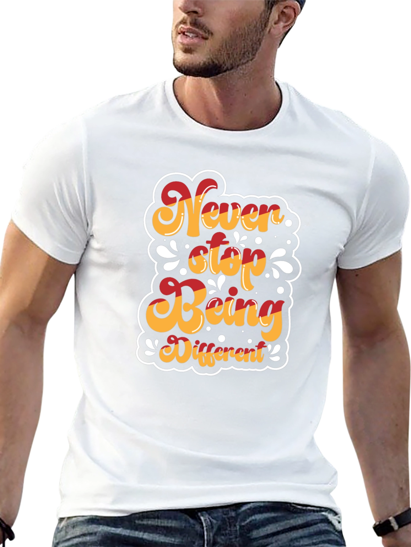 Never Stop Being Different Graphic T-Shirt