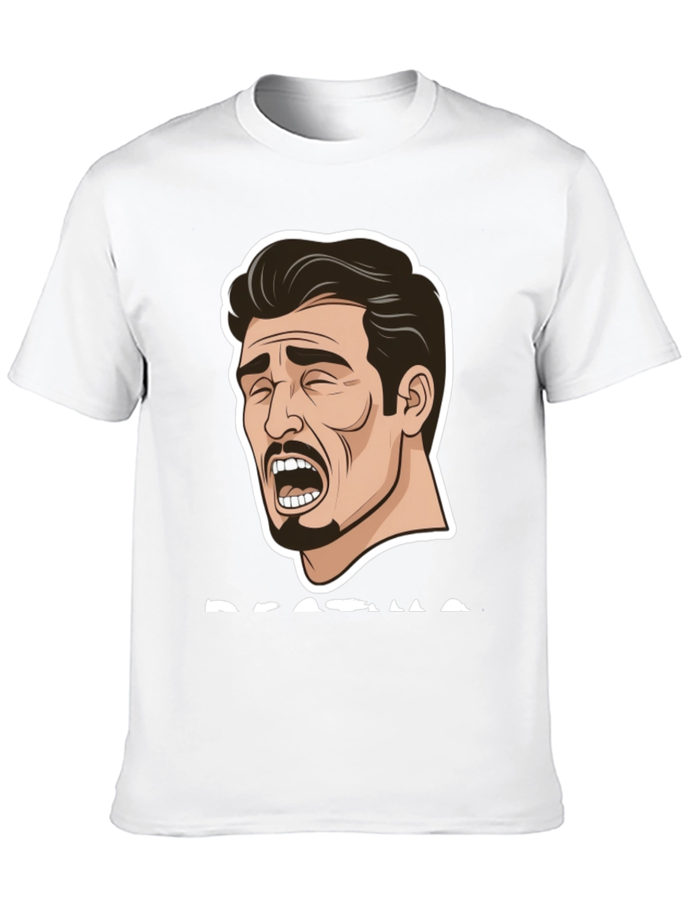 Dramatic Meme Graphic T-Shirt - Black