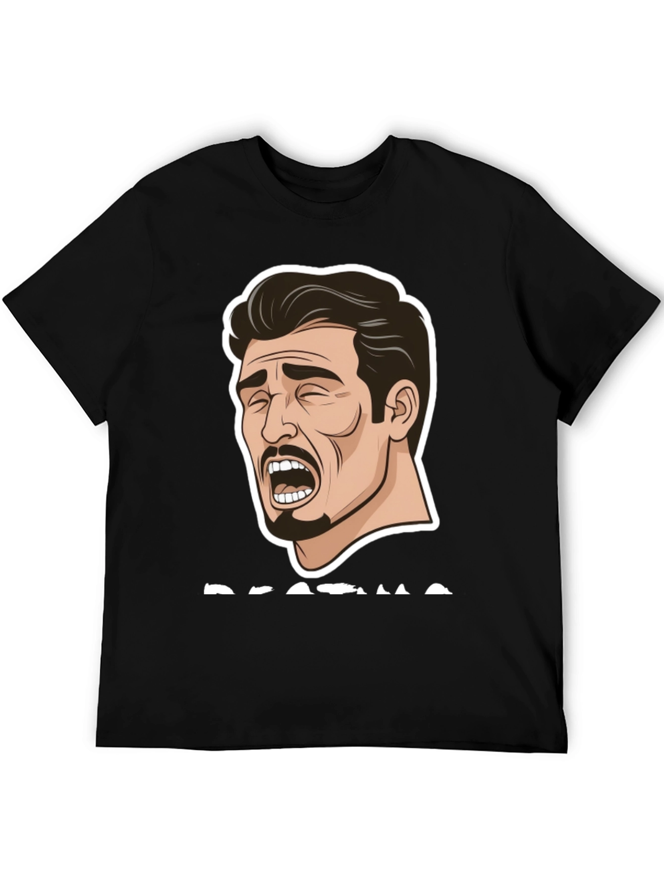 Dramatic Meme Graphic T-Shirt - Black