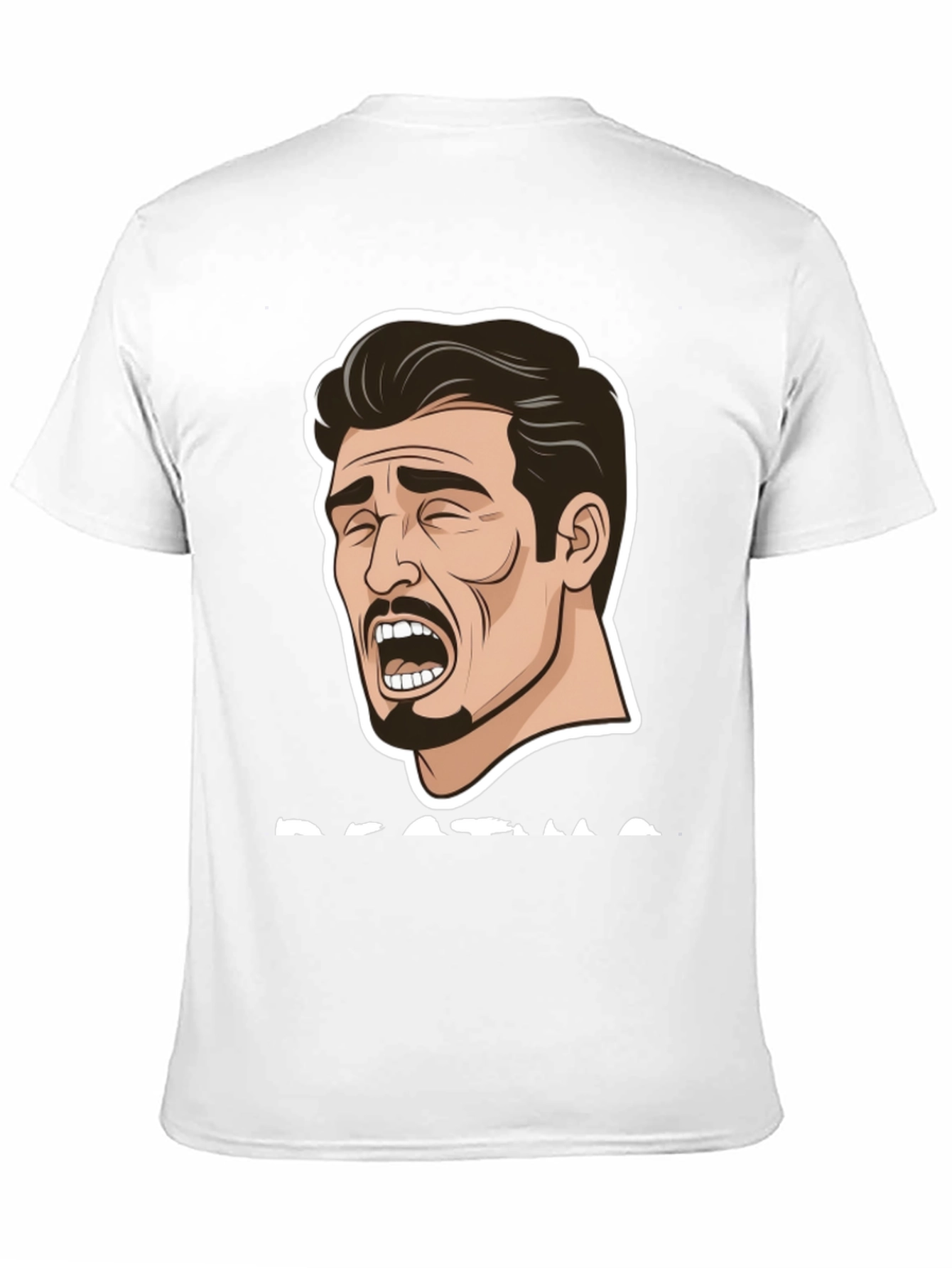 Dramatic Meme Graphic T-Shirt - Black