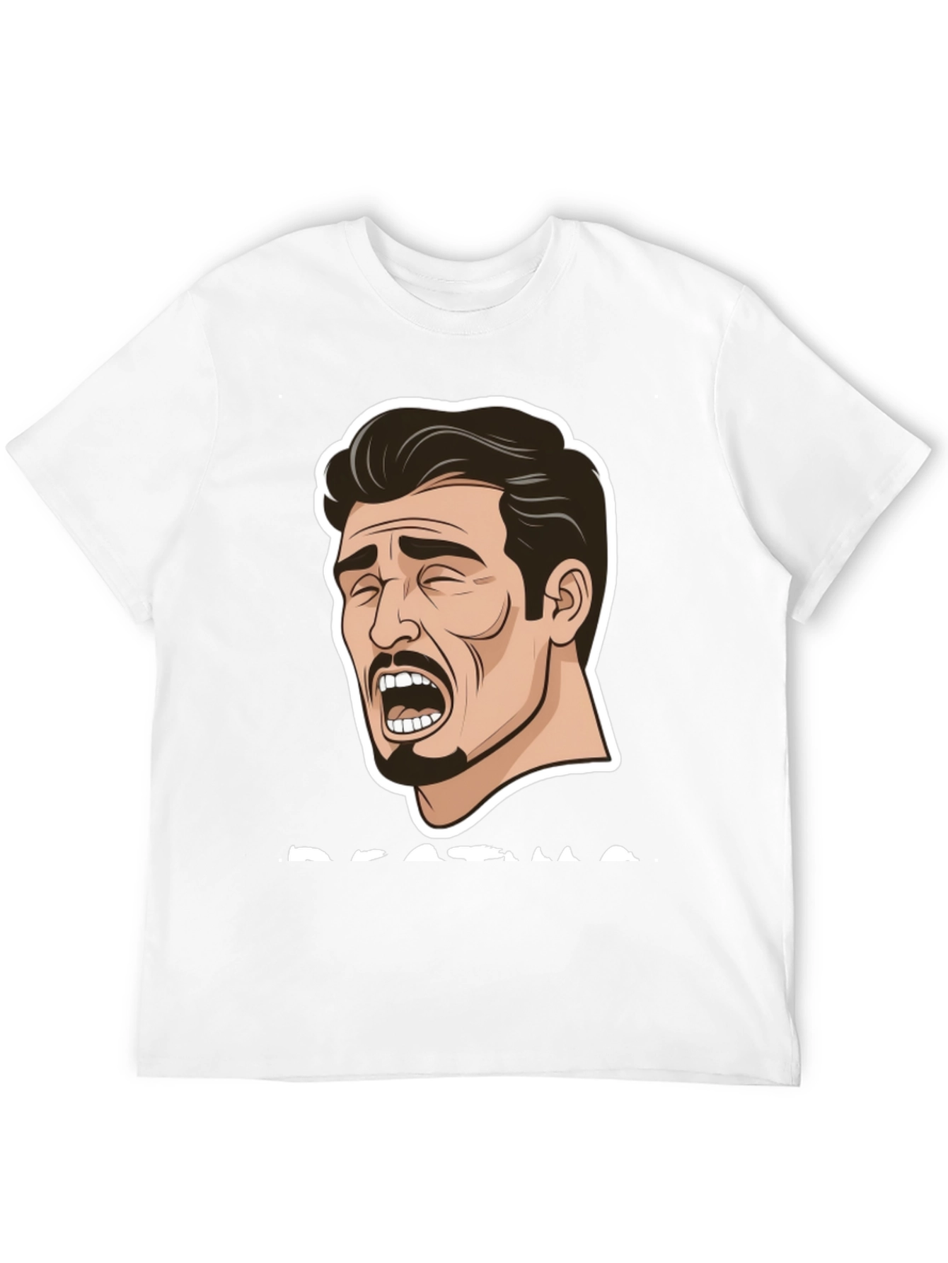 Dramatic Meme Graphic T-Shirt - Black