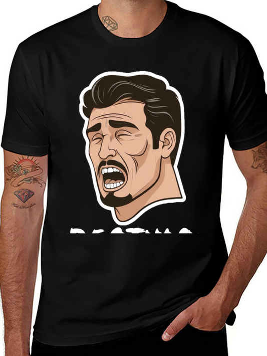 Dramatic Meme Graphic T-Shirt - Black