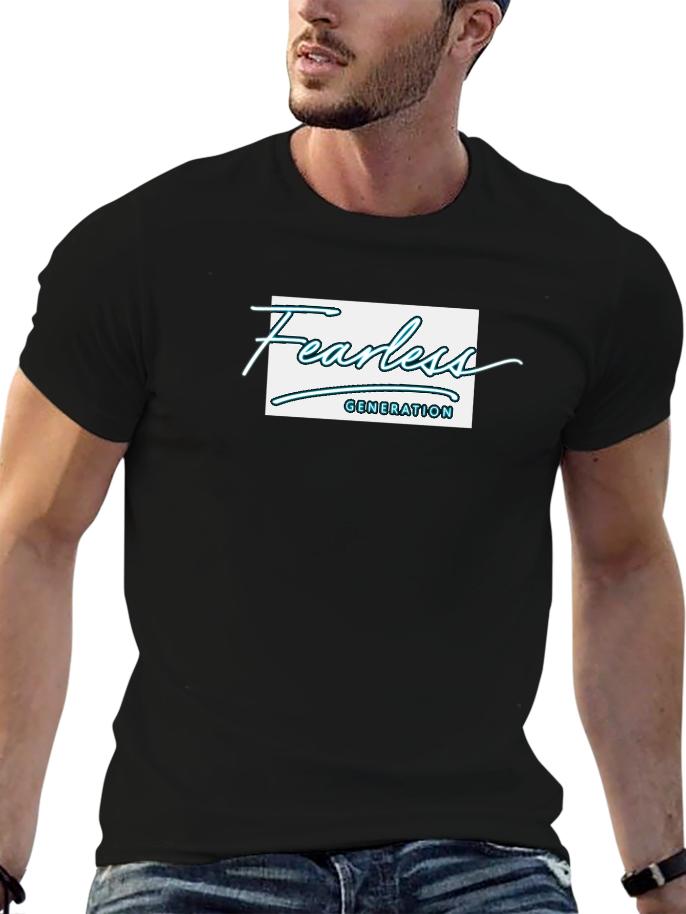 Fearless Generation Graphic Black T-Shirt