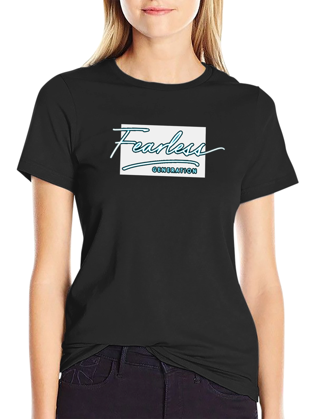 Fearless Generation Graphic Black T-Shirt