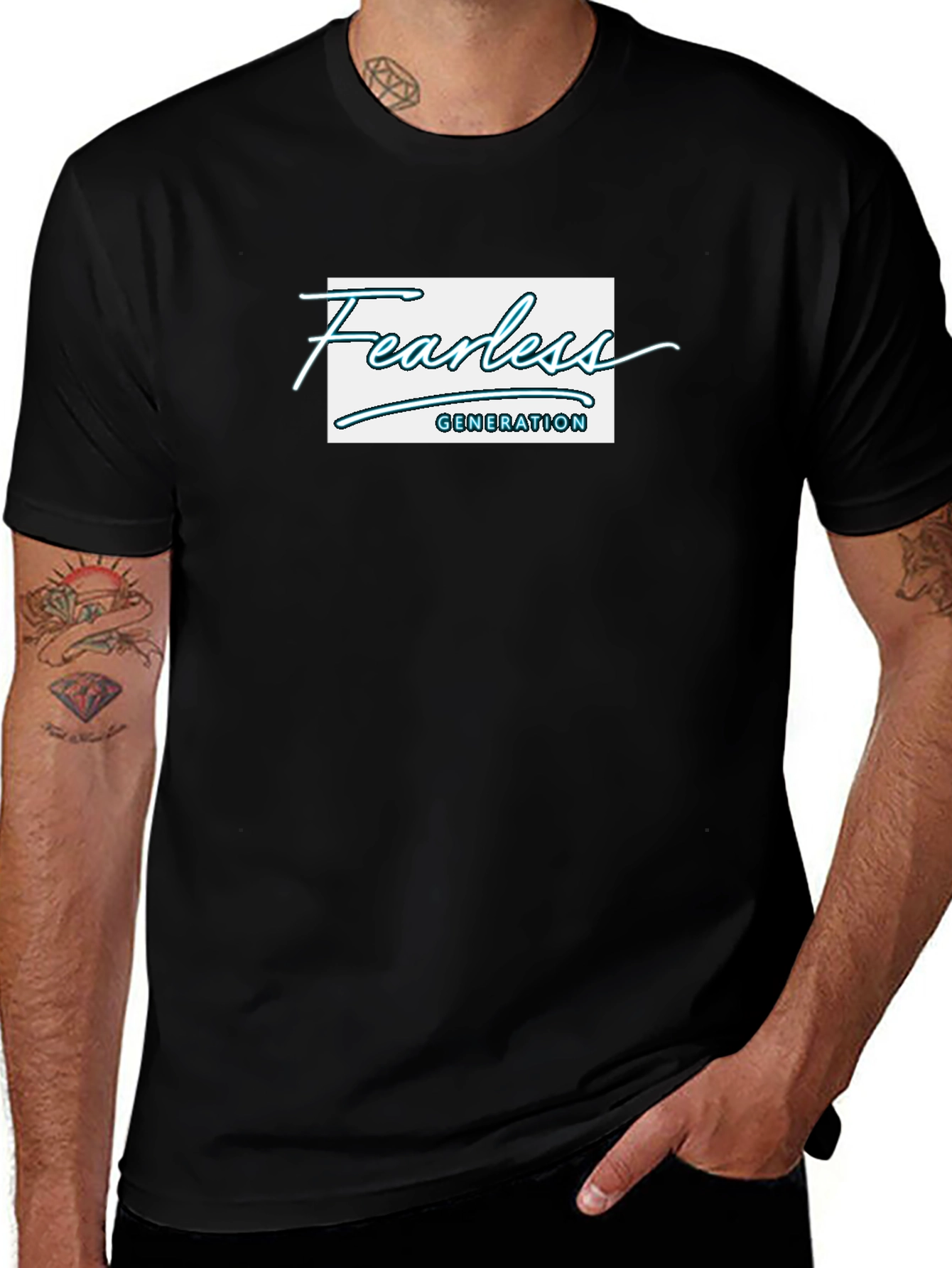 Fearless Generation Graphic Black T-Shirt