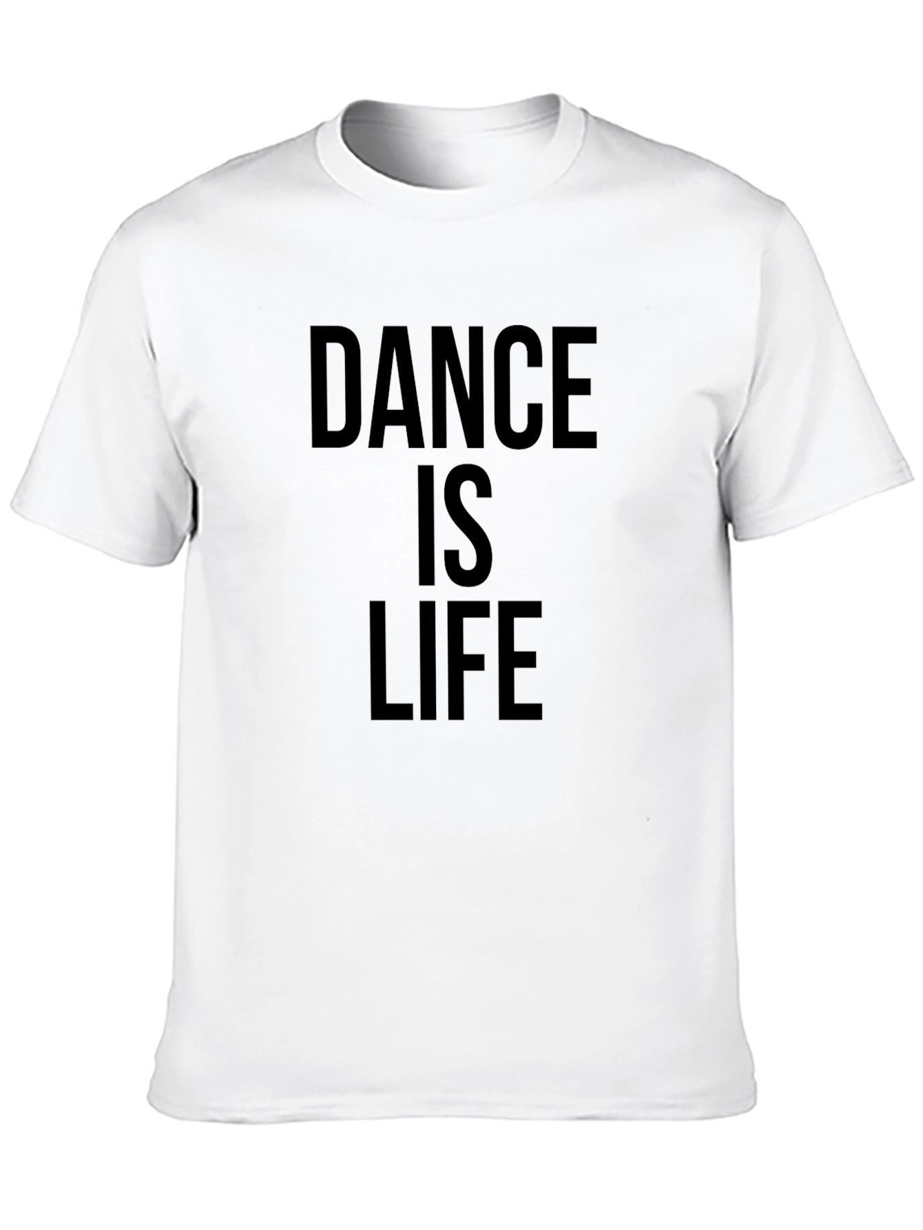 Dance is Life Black Graphic Tee
