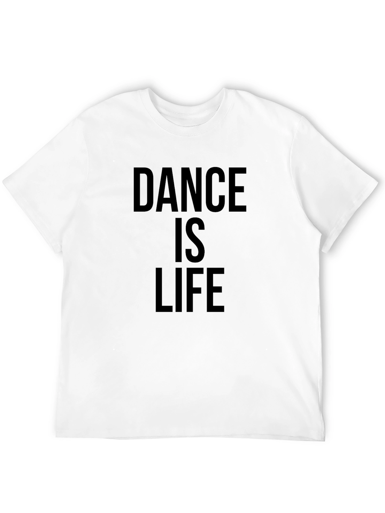 Dance is Life Black Graphic Tee