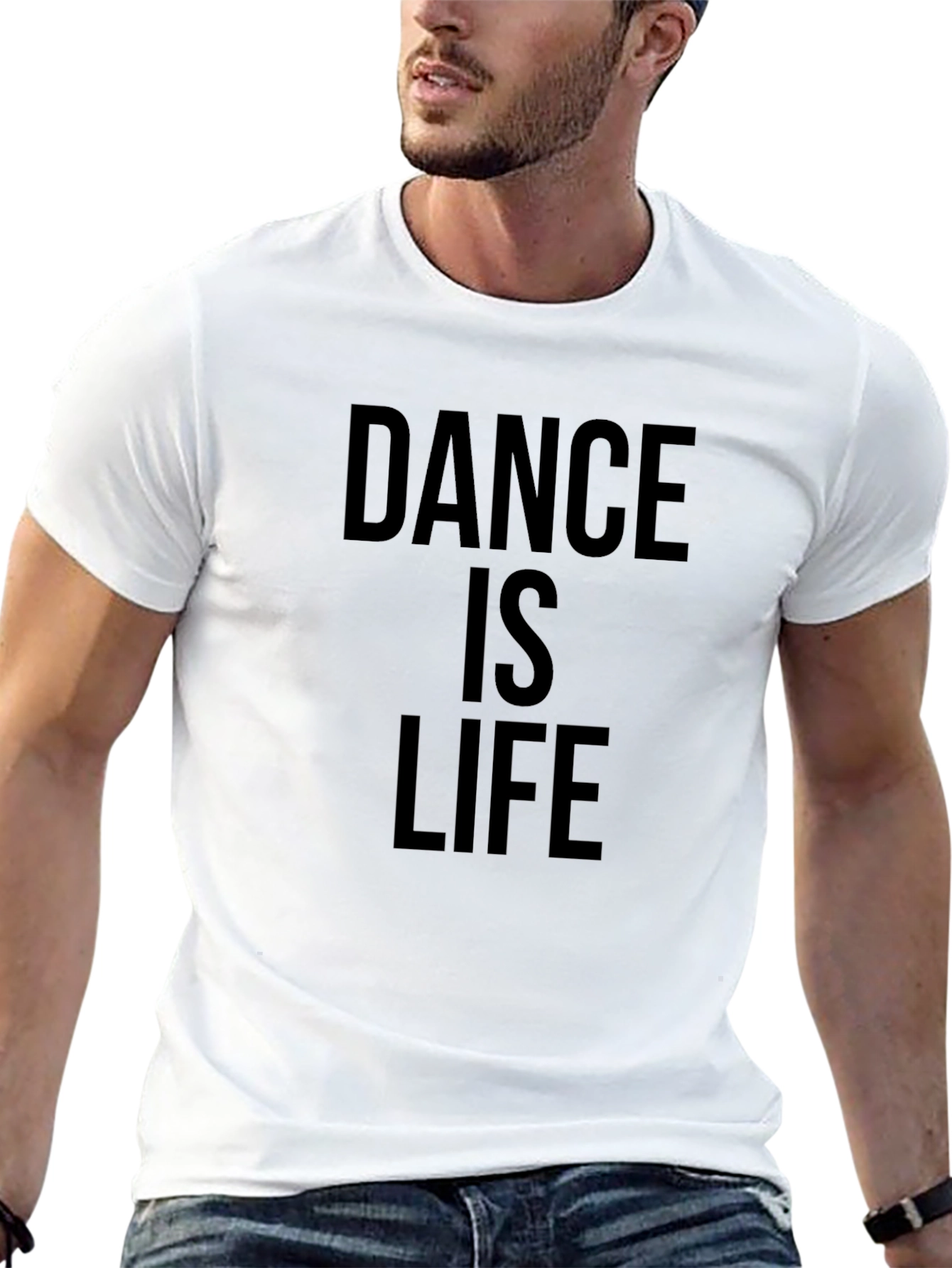Dance is Life Black Graphic Tee
