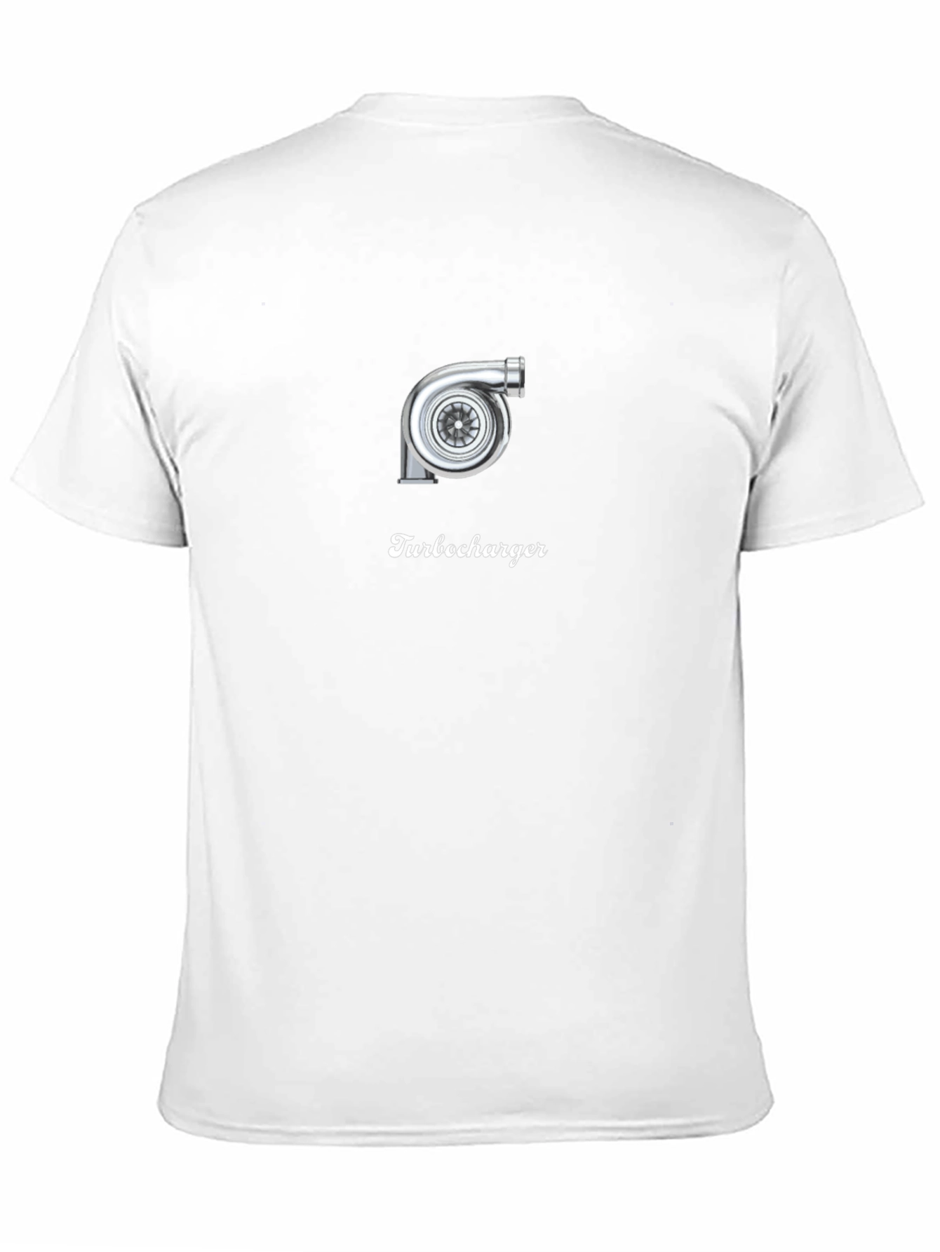 Turbocharger Graphic Tee - Black Cotton T-Shirt