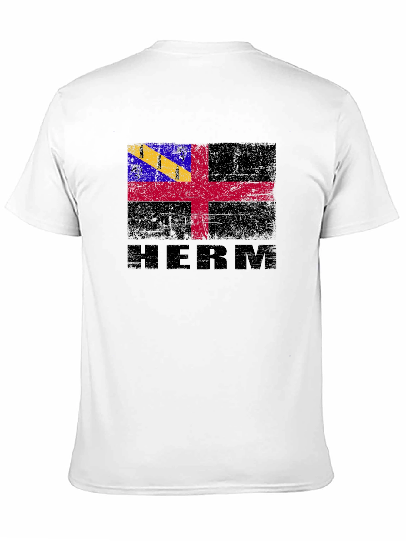 HERM Flag Graphic Tee - Black T-Shirt