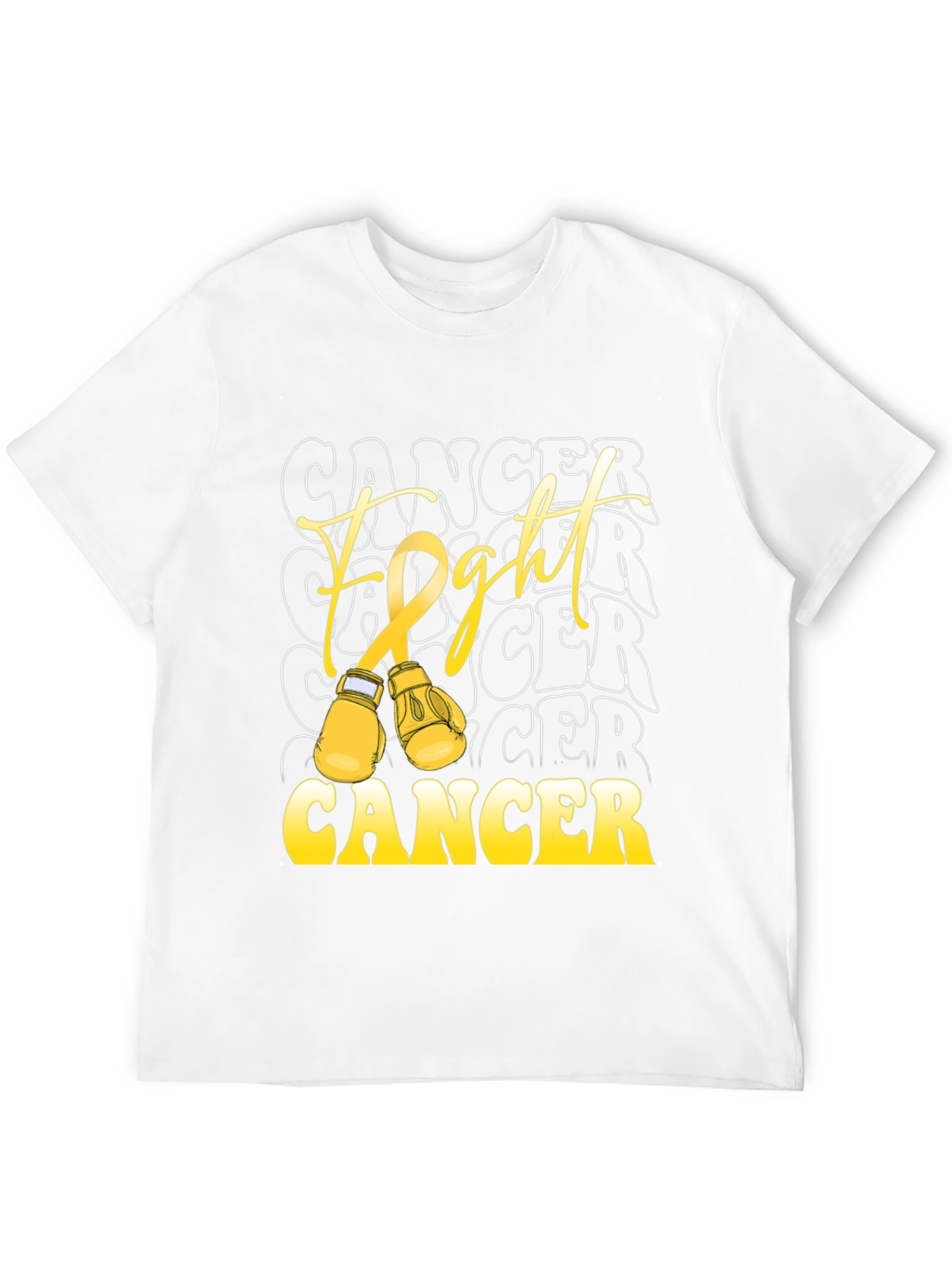 Fight Cancer Tee - Boxing Glove Design