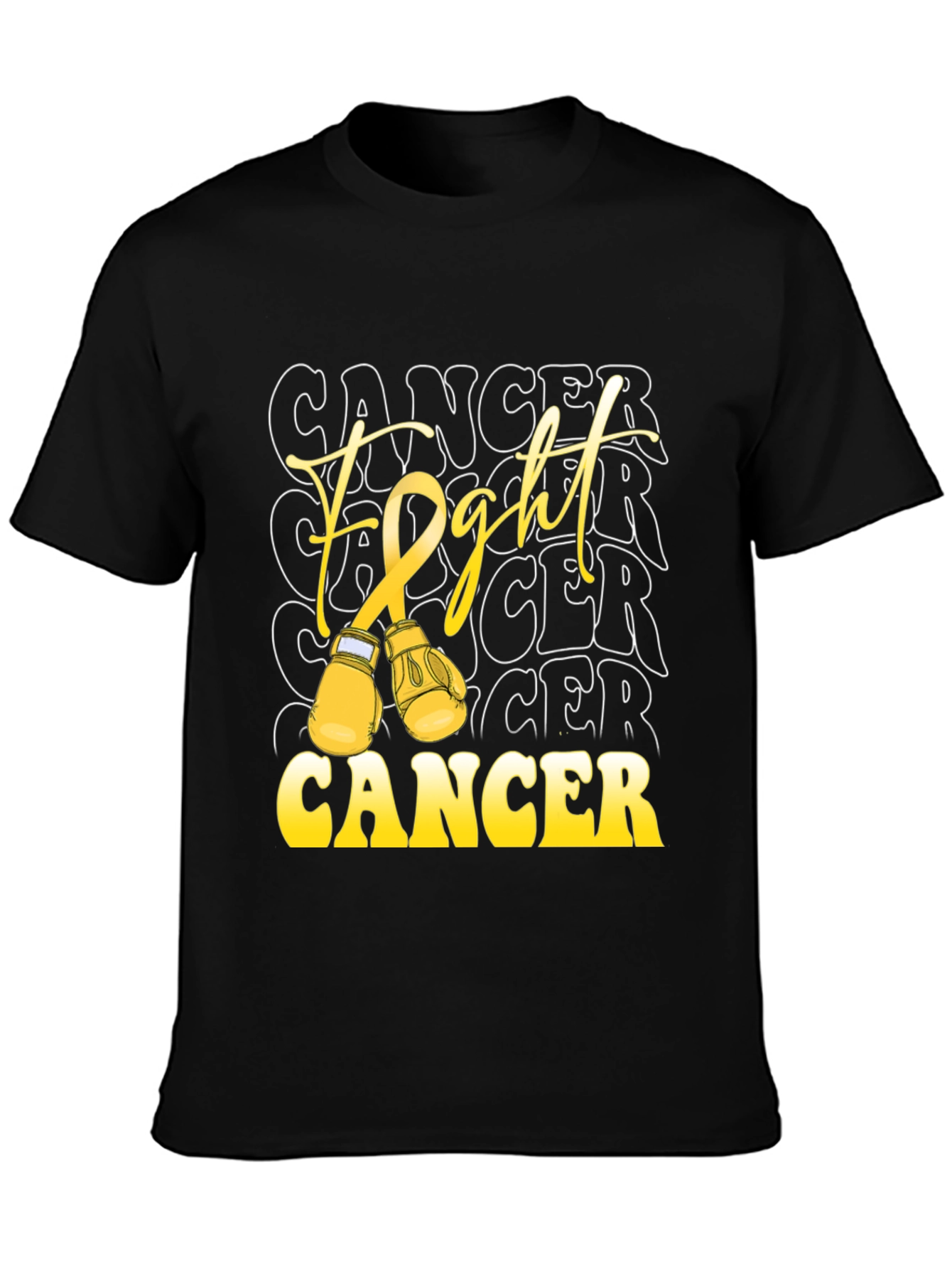 Fight Cancer Tee - Boxing Glove Design